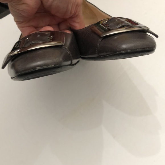 PRADA AUTHENTIC MADE IN ITALY VINTAGE LEATHER SHOES WOMENS SIZE 40 - Picture 7 of 14